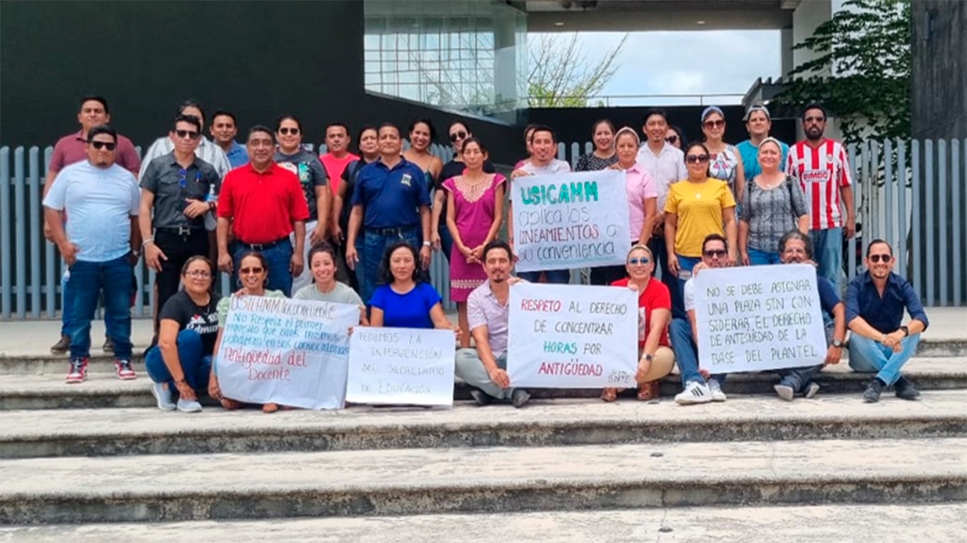 PARO LABORAL DE MAESTROS EN PLAYA DEL CARMEN MAESTROS CON MAS DE 20 ...