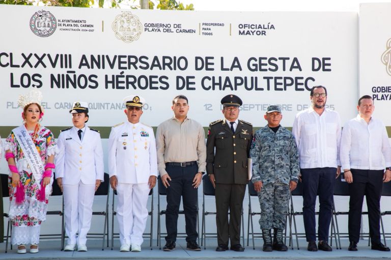Playa del Carmen rinde homenaje a los Niños Héroes en su 178 ...